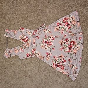 Alya, XS, mauve floral dress